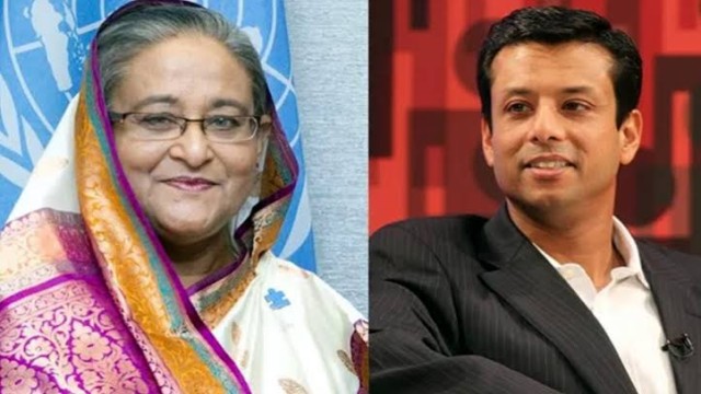 মা শেখ হাসিনার সঙ্গে ঈদ করেছেন ছেলে সজীব ওয়াজেদ জয়